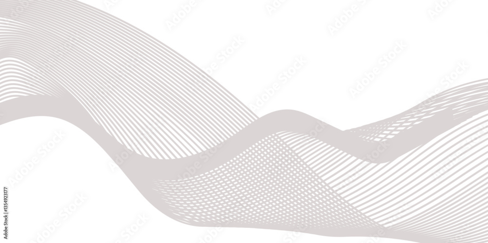 Abstract Curved Black and White Line Wave Background Abstract Curved Black and White Line Wave Background