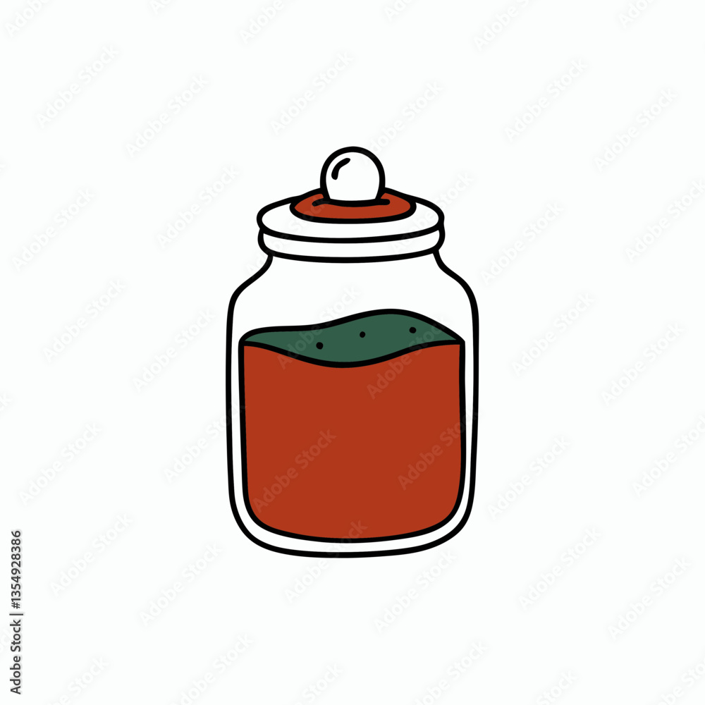 a jar designed for infusing oils or vinegars with herbs a jar designed for infusing oils or vinegars with herbs