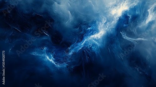 Swirling ethereal energy in a dramatic digital atmosphere