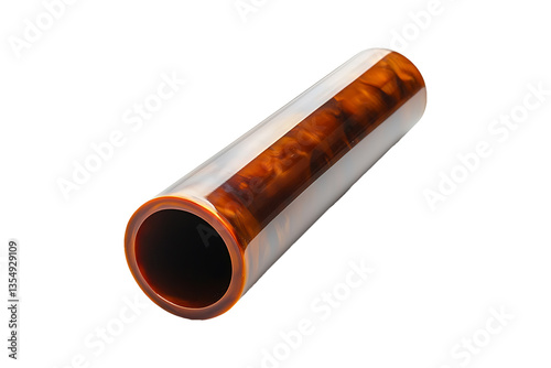 Bakelite Tube Isolated on White and Transparent Background PNG Image.