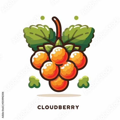 berry, cloudberry, nature, food, natural, fresh, healthy, background, organic, ripe, sweet, isolated, juicy, fruit, summer, orange, leaf, green, vitamin, illustration, plant, nordic, delicious, tasty,