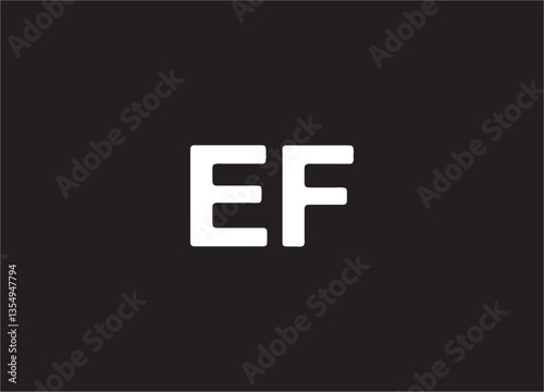 Free Download EF Letter Logo, EF Logo, E Letter Logo, F Letter Logo, E Logo, F Logo, EF Monogram Design, EF - GFXLoad