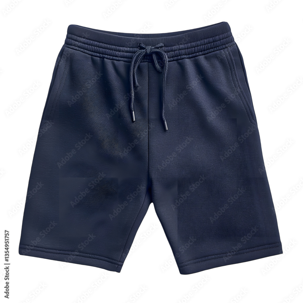 deep navy jogger shorts isolated die cut deep navy jogger shorts isolated die cut