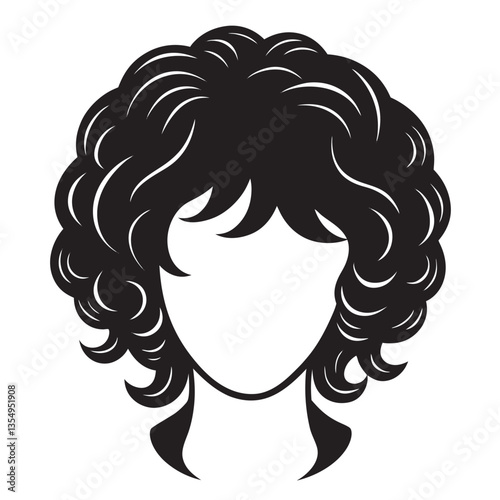 Different hairs and hairstyle fringe curly cascade kare pencil drawing sketch