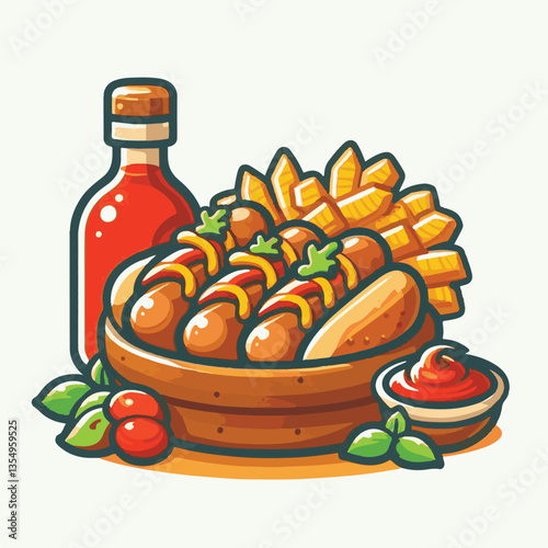 meal, currywurst, food, sausage, pork, bratwurst, german, ketchup, curry, sauce, fried, lunch, meat, snack, spicy, dinner, wurst, hot, dish, wooden, fast, plate, spice, grill, tasty, roasted, backgrou