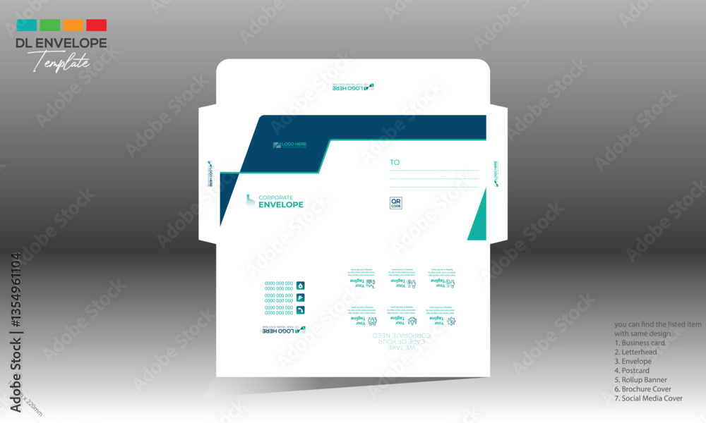 Obraz premium envelope for corporate and any use