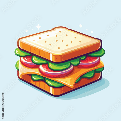 meal, sandwich, food, snack, bread, club, lunch, toast, tomato, meat, lettuce, ham, background, cheese, dinner, fresh, breakfast, bacon, healthy, vegetable, fast, salad, white, chicken, gourmet, appet