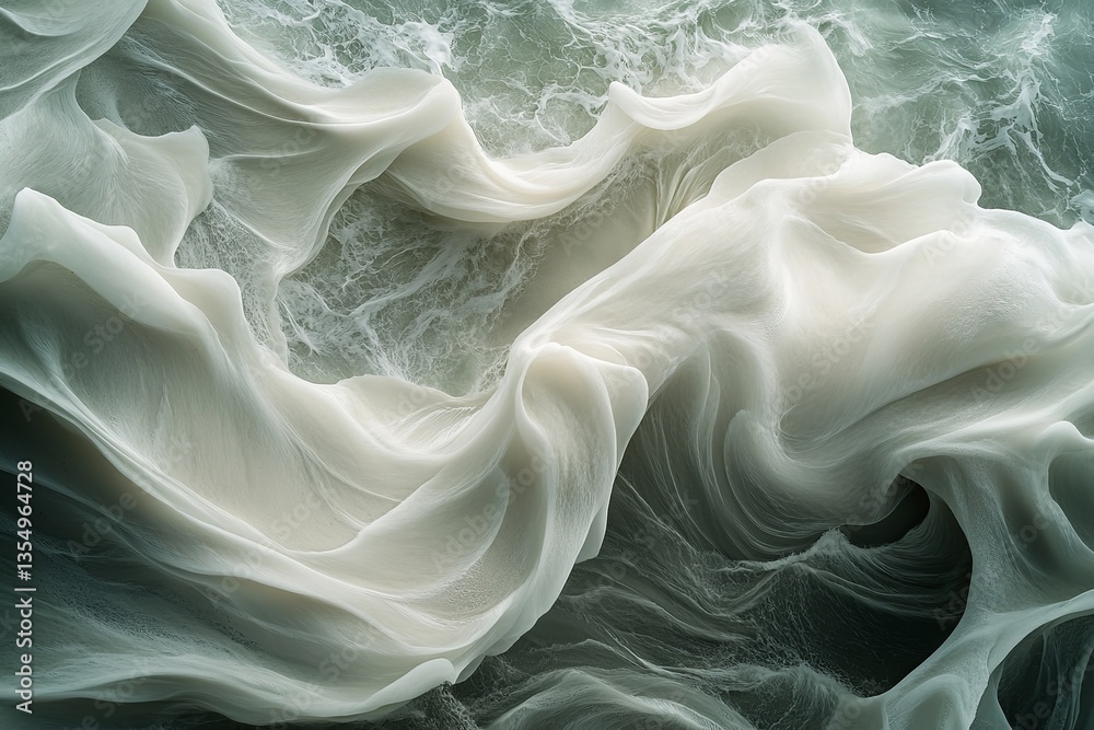 Obraz premium Awe-inspiring view of sand dunes that gently slope toward the ocean, a constantly changing coastal border that skillfully combines elements into. Generative Ai