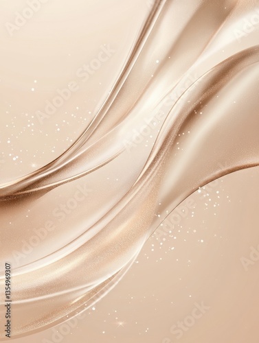 Wallpaper Mural PNG Elegant beige background with white bokeh lights illustration sparkling backdrop. Torontodigital.ca