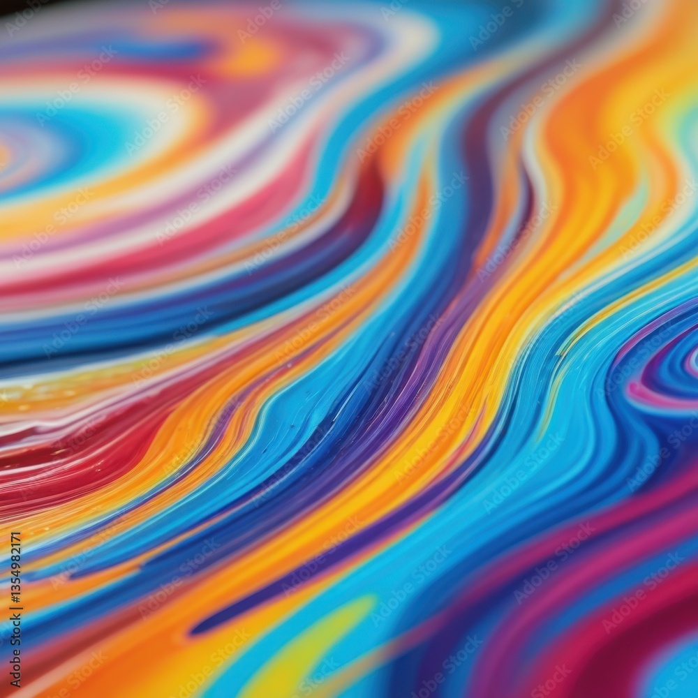 Dynamic Abstract with Flowing Forms Dynamic Abstract with Flowing Forms