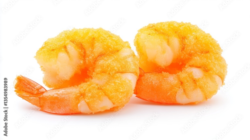 A couple of shrimp sitting on top of each other A couple of shrimp sitting on top of each other