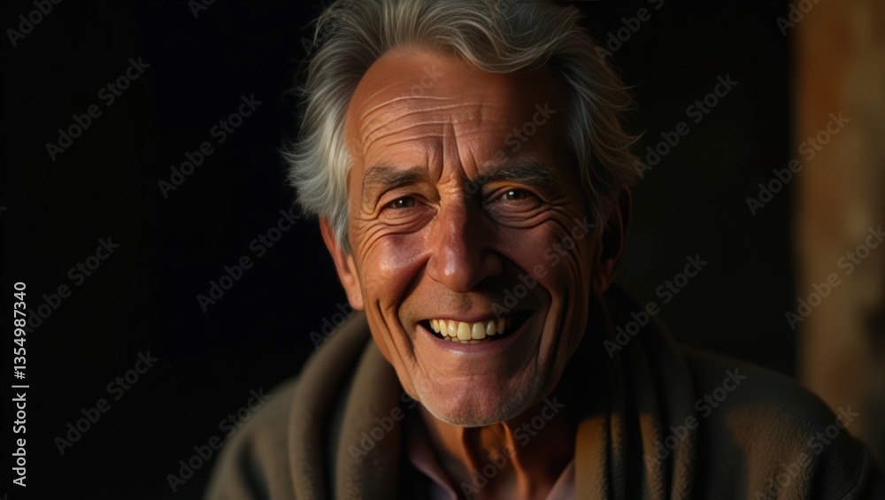 Biblical character. close up portrait of a old man happy expression and praying. Biblical character. close up portrait of a old man happy expression and praying.