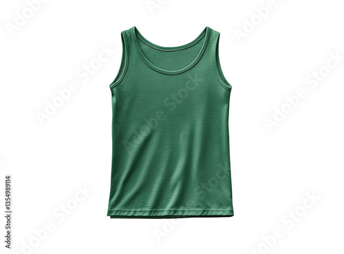 A plain, teal-green tank top