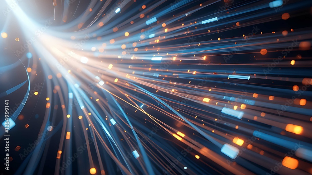 Naklejka premium abstract background of lights