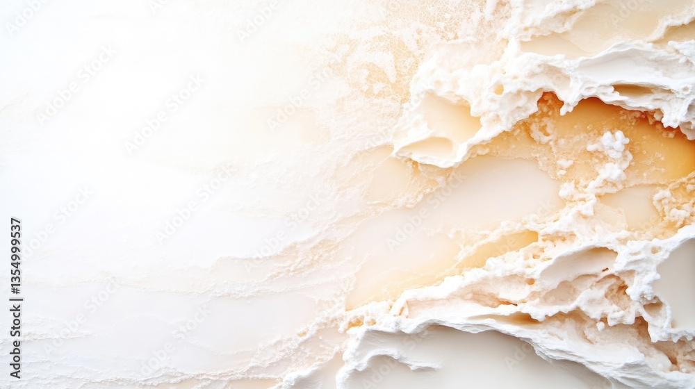 Close-up of soft serve ice cream texture. Creamy, swirled, and subtly colored, showcasing the soft, melt-down, and delicious dessert Close-up of soft serve ice cream texture. Creamy, swirled, and subtly colored, showcasing the soft, melt-down, and delicious dessert