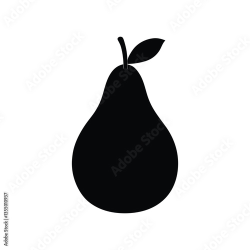 pear silhouette art