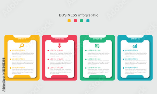 Steps Timeline Infographics Images Template Design  Business Concept With 4 Steps Or Options  Can Be Used For Workflow Layout  Diagram  Vector design