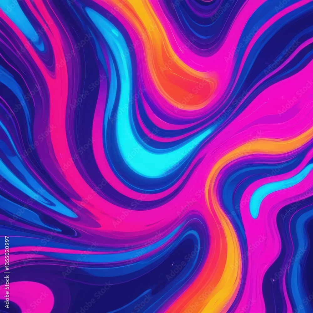 Obraz premium Chromatic Cascade