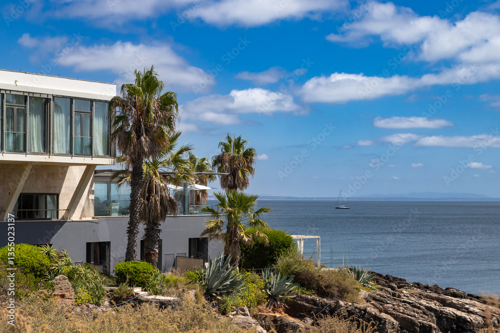 Fototapeta premium Luxury villa in the tropics near the sea