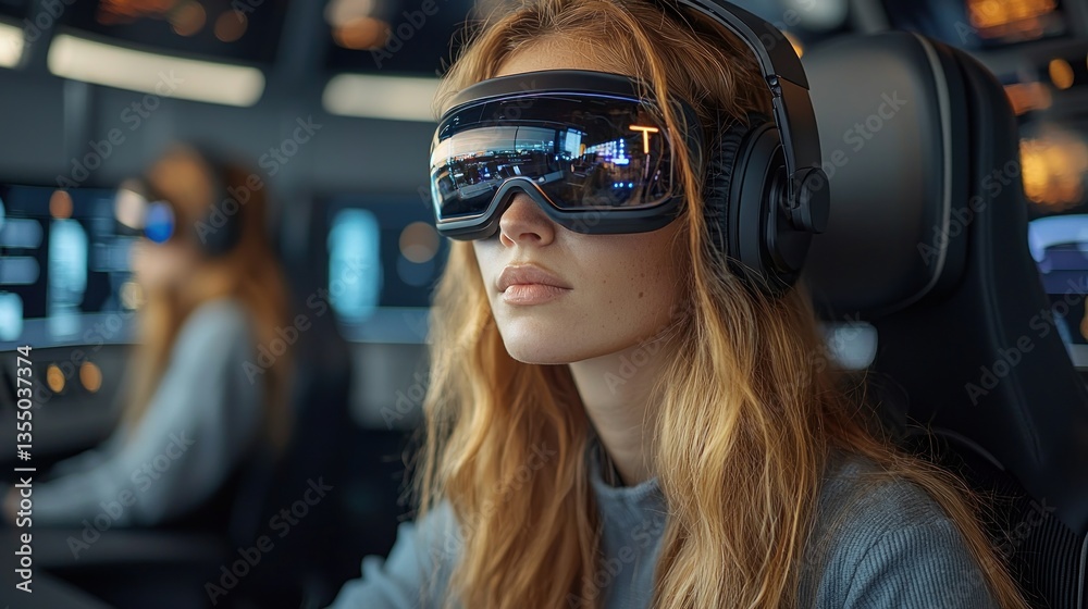 VR experience, futuristic gaming VR experience, futuristic gaming