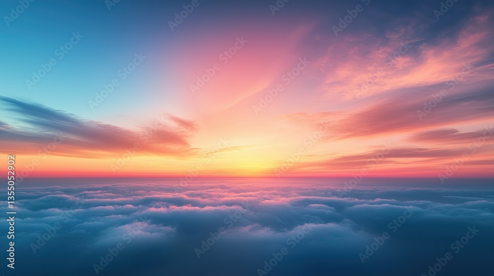 Minimal abstract light sky gradient background, blurred fuzz pastel romantic clouds Minimal abstract light sky gradient background, blurred fuzz pastel romantic clouds