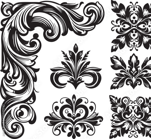 "Royal Ornamental King Crown Vector | Luxury Baroque Flourish Design