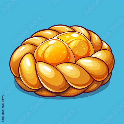 Delicious braided bread. perfect for any occasion.