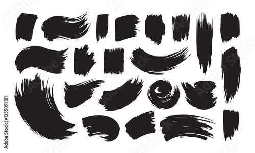 Collection of vintage silhouette icons featuring different hairstyles, black and white masks, and mustaches in a retro style