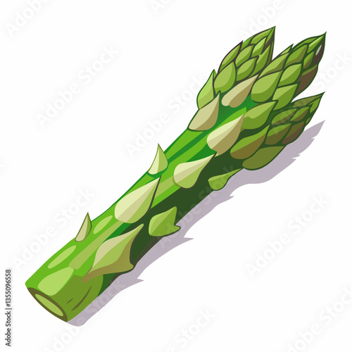 Fresh asparagus spears. perfect for cooking.