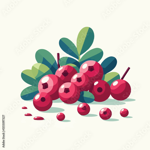red, fruit, food, cranberry, ripe, berry, juicy, organic, background, fresh, isolated, healthy, group, sweet, green, cowberry, lingonberry, leaves, white, raw, vitamin, cranberries, leaf, berries, nat