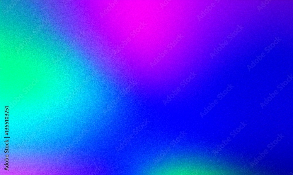 Fototapeta premium Soft pastel gradient blending blue, purple, and green with a smooth holographic blur. Perfect for modern backgrounds, digital designs, and creative visual projects.