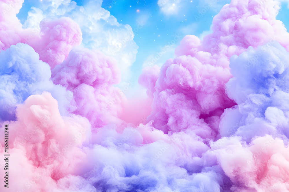 Fototapeta premium Pastel Cloudscape Dreamy Sky
