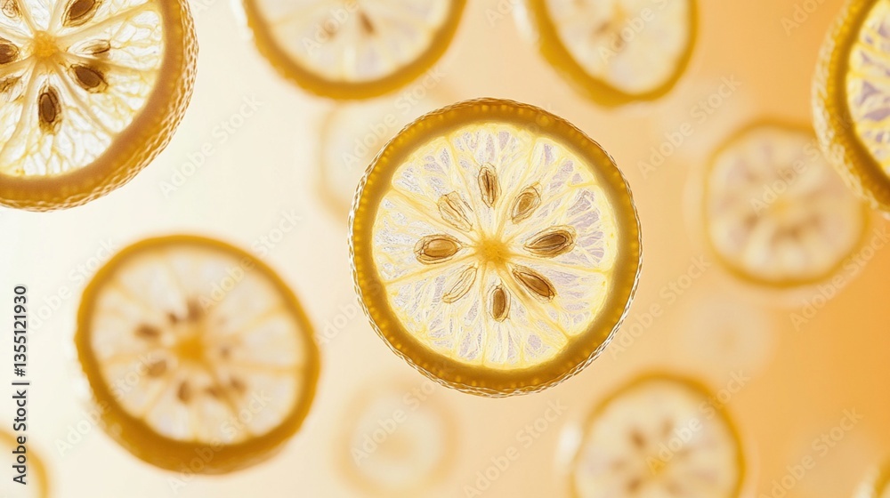 Lemon slices in mid-air (12) Lemon slices in mid-air (12)