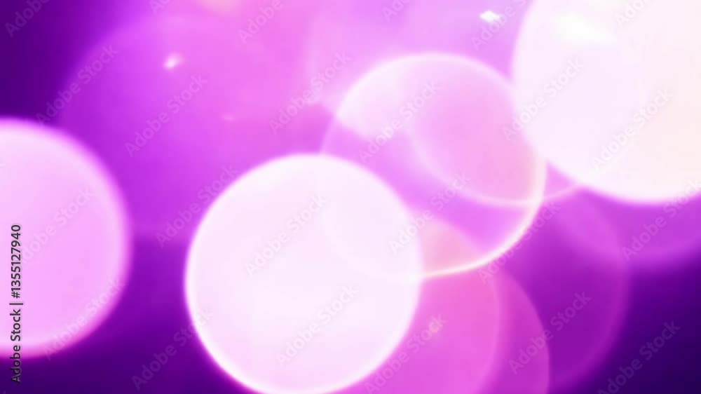 Dreamy soft purple bokeh lights with a magical glow, creating an elegant and mystical background for romantic and abstract designs.