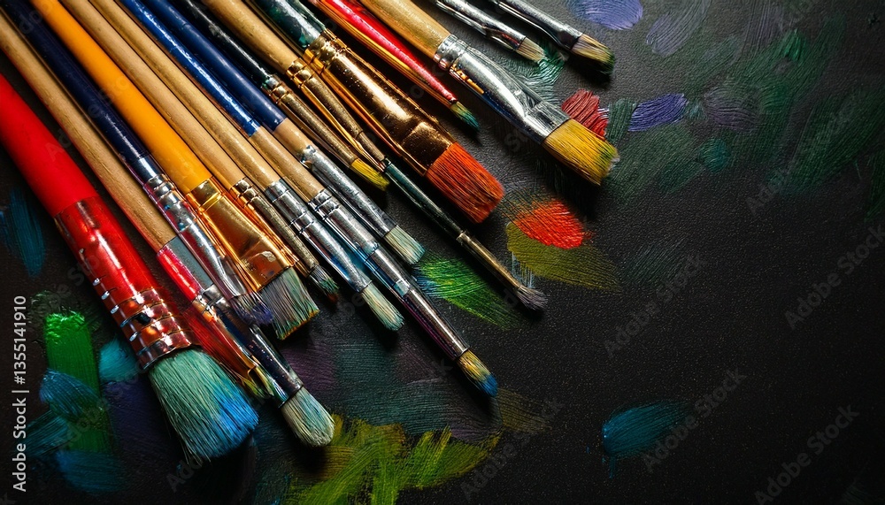 Obraz premium brushes and paints