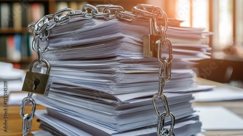 Locked Knowledge ChainBound Documents in Library.