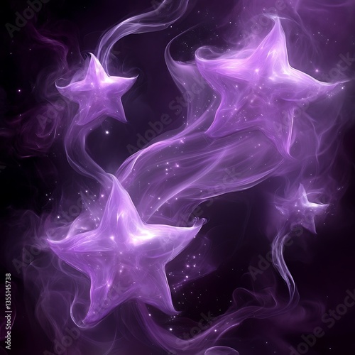 Cosmic Star Streaks Across the Night.