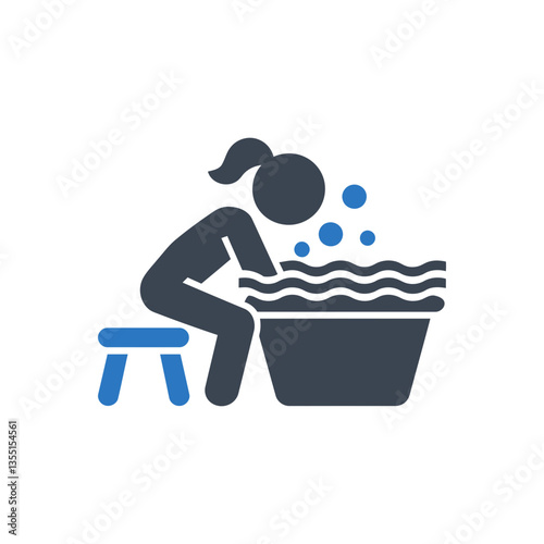 Washing Clothes Icon