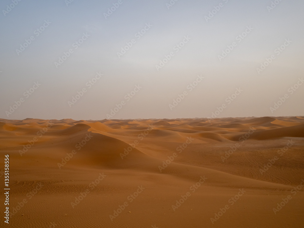 Erg Chegaga sea of sand dunes, Morocco