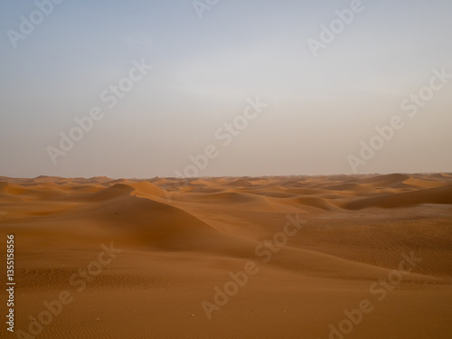 Obraz na płótnie Erg Chegaga sea of sand dunes, Morocco w salonie