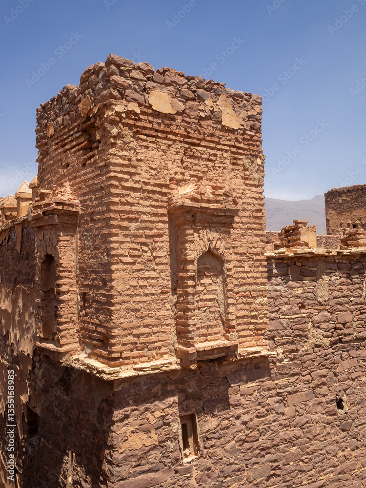 Telouet Kasbah exterior view, Morocco