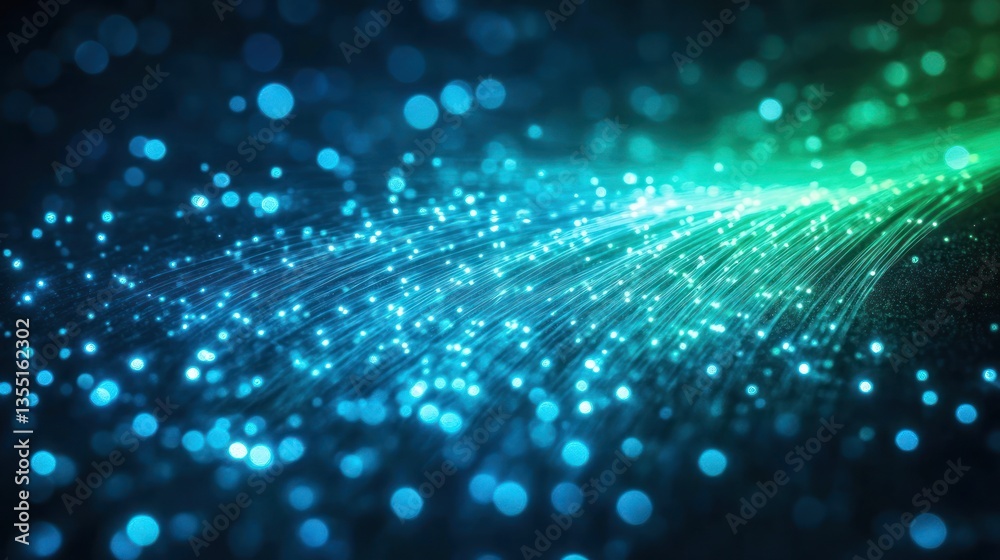 Abstract glowing fiber optic background. Abstract glowing fiber optic background.