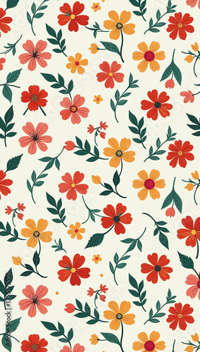 floral patterns combine vintage style modern twists various colors unique eclectic