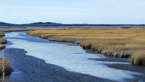 Parker River National Wildlife Refuge Gatehouse in Massachusetts USA