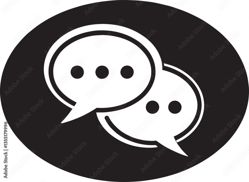 Chat Icon, Messaging Symbol, Communication Logo, Social Media, Conversation Graphic Adobe Illustrator Artwork Chat Icon, Messaging Symbol, Communication Logo, Social Media, Conversation Graphic Adobe Illustrator Artwork