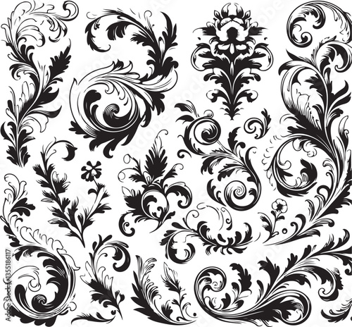 Luxury Ornamental Vintage Vector Bundle | Baroque, Royal Frames & Floral Designs