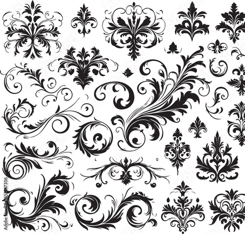 Luxury Ornamental Vintage Vector Bundle | Baroque, Royal Frames & Floral Designs