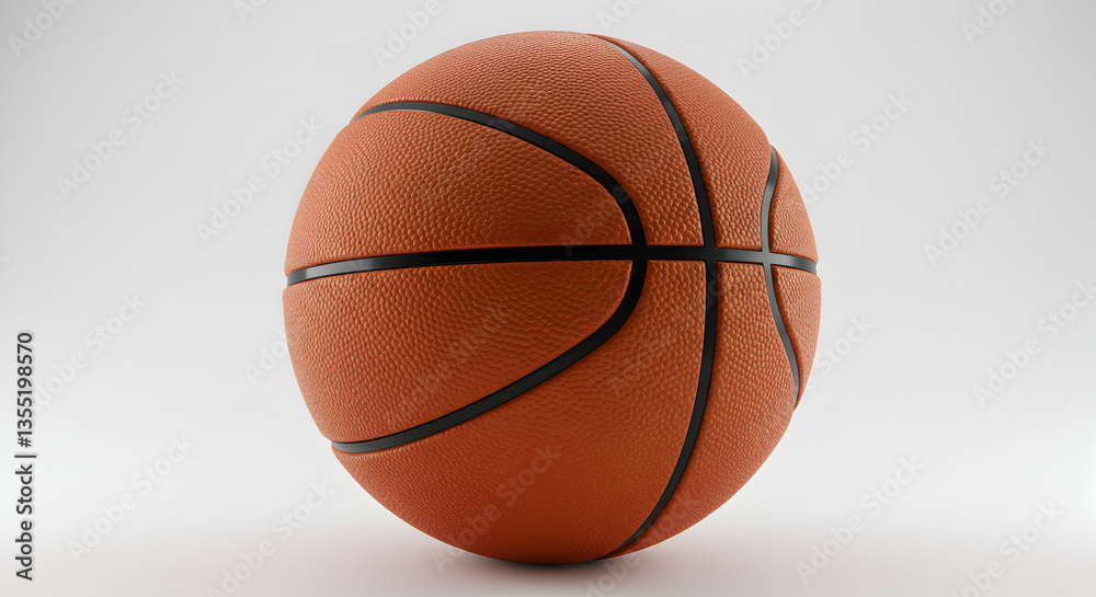 Fototapeta premium basketball isolated on white