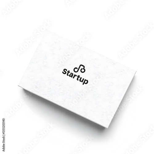 Minimalist business card design for startup branding  