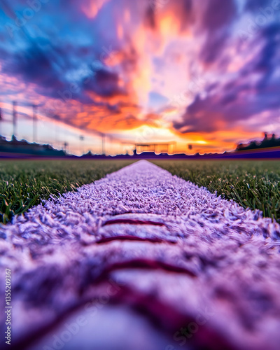 Sunset Field Line Perspective